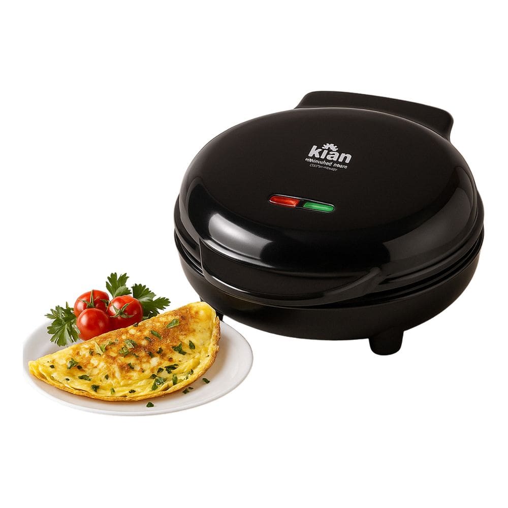 Omeleteira Elétrica Dupla Antiaderente 750w Preto Kian 127v