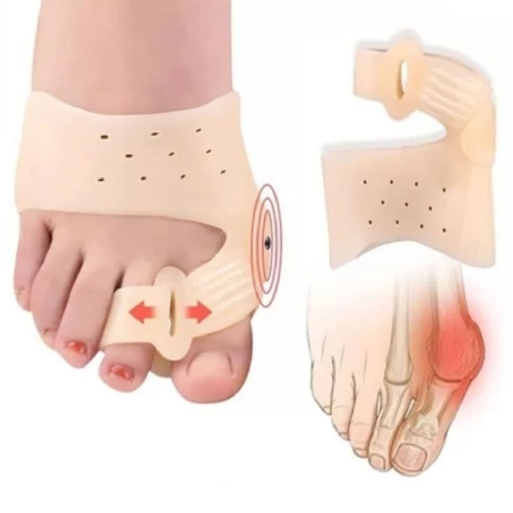 Par de Protetor Corretor de Joanete com Terapia Magnética