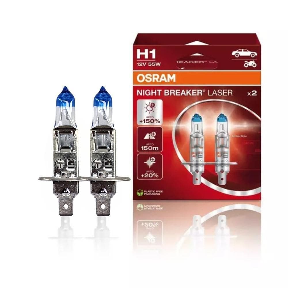 Lampada Osram H1 12V 55W Night Breaker Laser