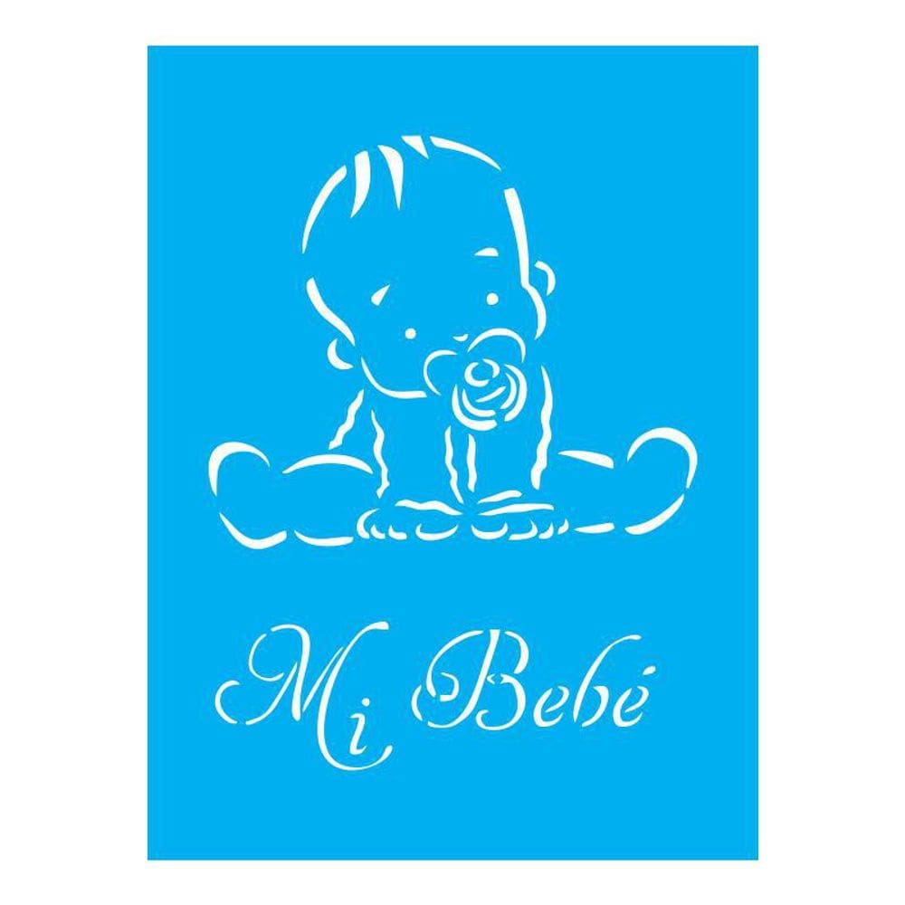 Stencil Tamako Mi Bebe - 15X20Cm - Ref A2573