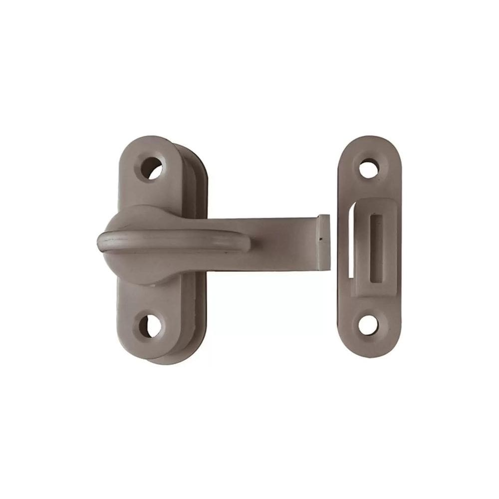 Trinco Para Porta Sanfonada Pvc Cinza Perlex