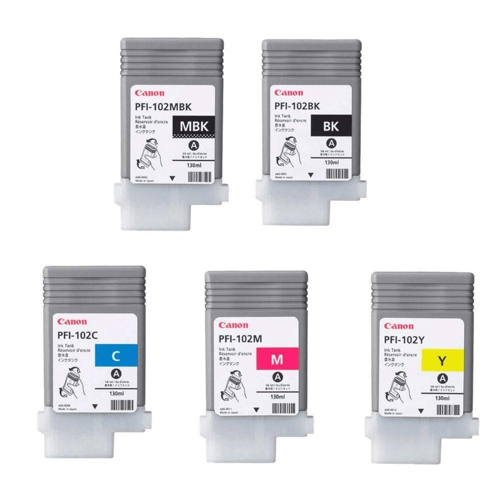 Cartucho De Tinta Canon Pfi 102 Kit Pfi-102 4 Cores