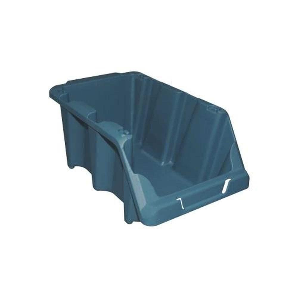 Gaveteiro Plástico Empilhável N° 5 Azul 15x25cm - Organizador De Parafusos E Ferragens