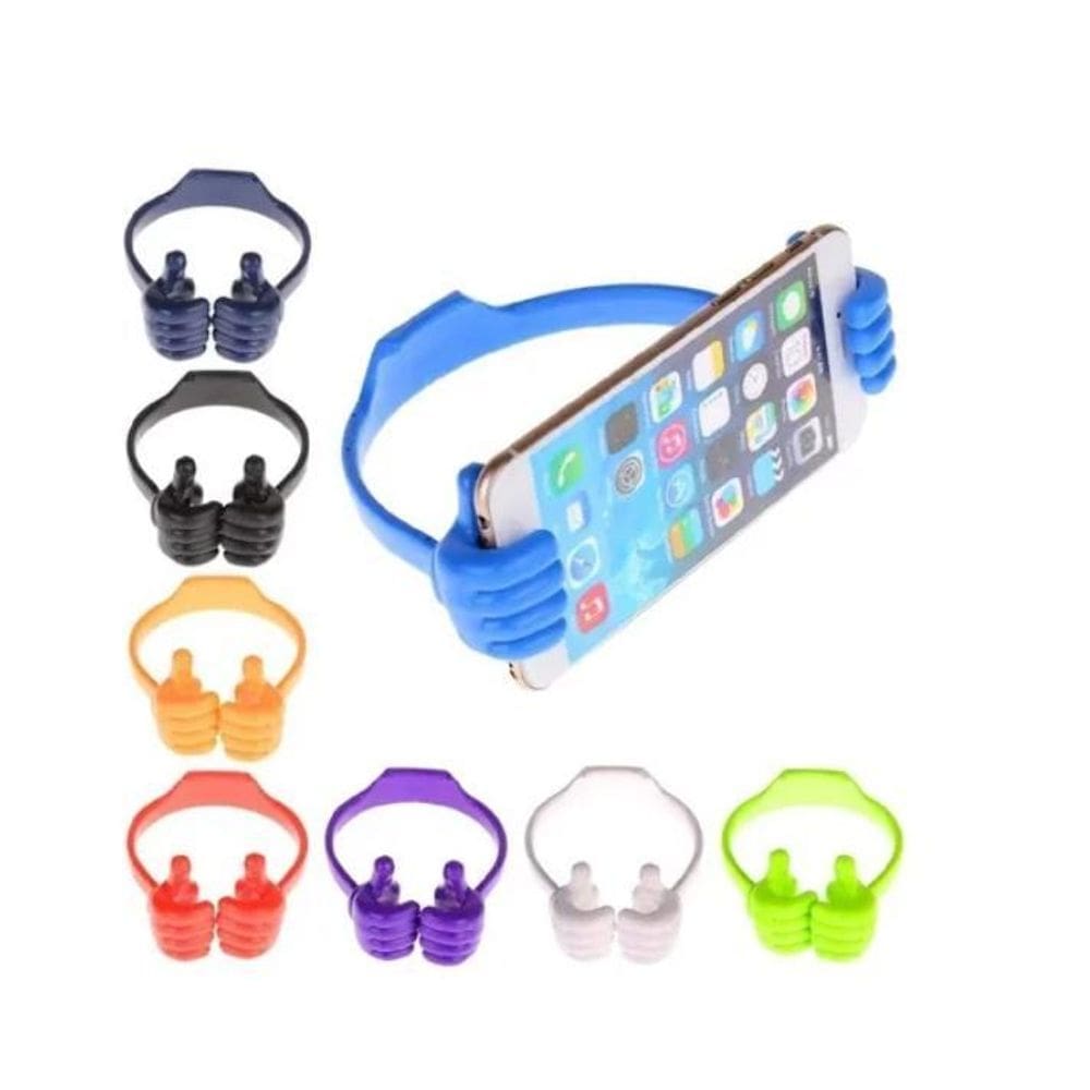 5 Suportes Smart Celular Tablet Abraço Mãozinha Flexível