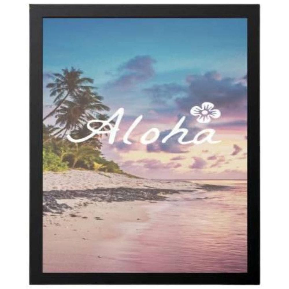 Quadro Decorativo Praia Aloha