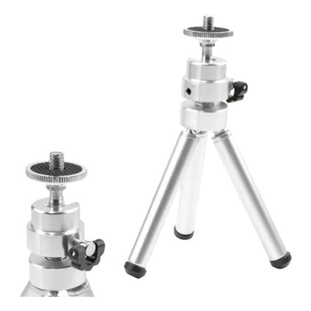 Mini Tripé De Alumínio Ajustável Rosca Universal 21Cm Xtrad