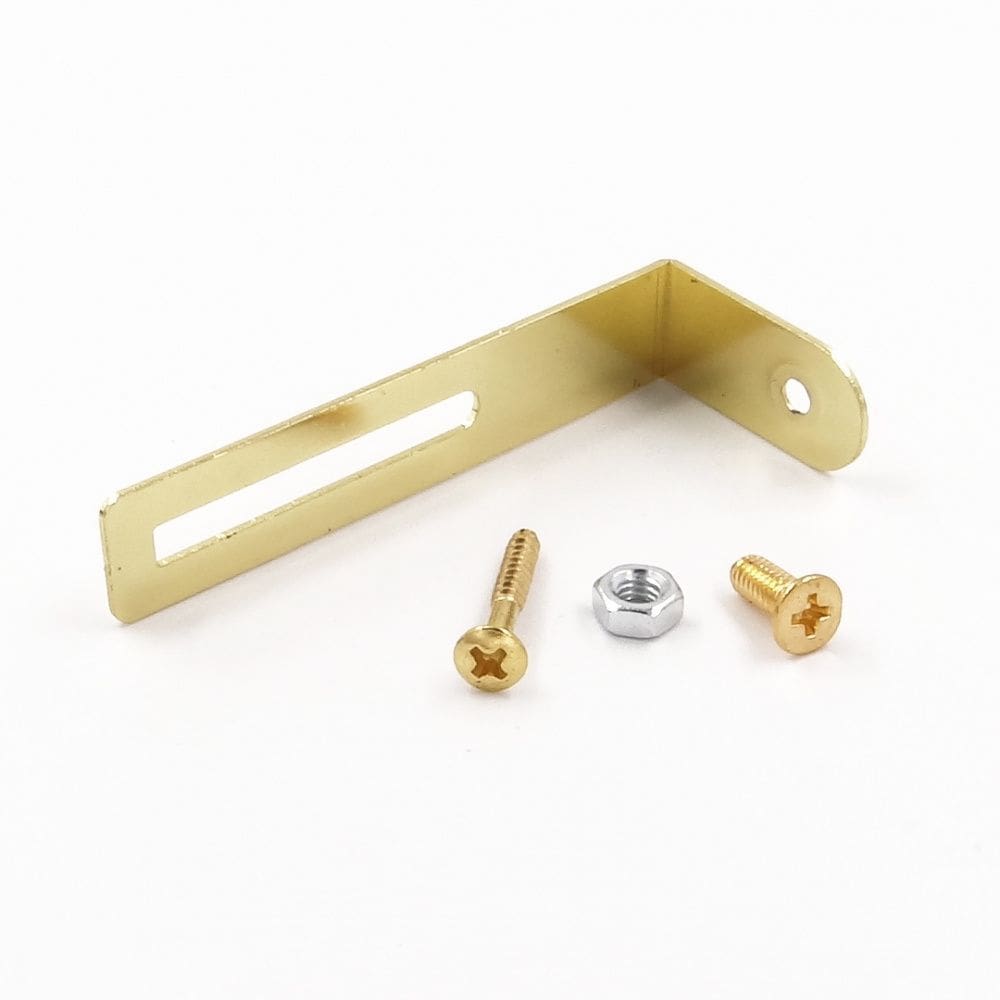 Suporte Fixação Escudo De Les Paul Dourado Elephant Ele0258