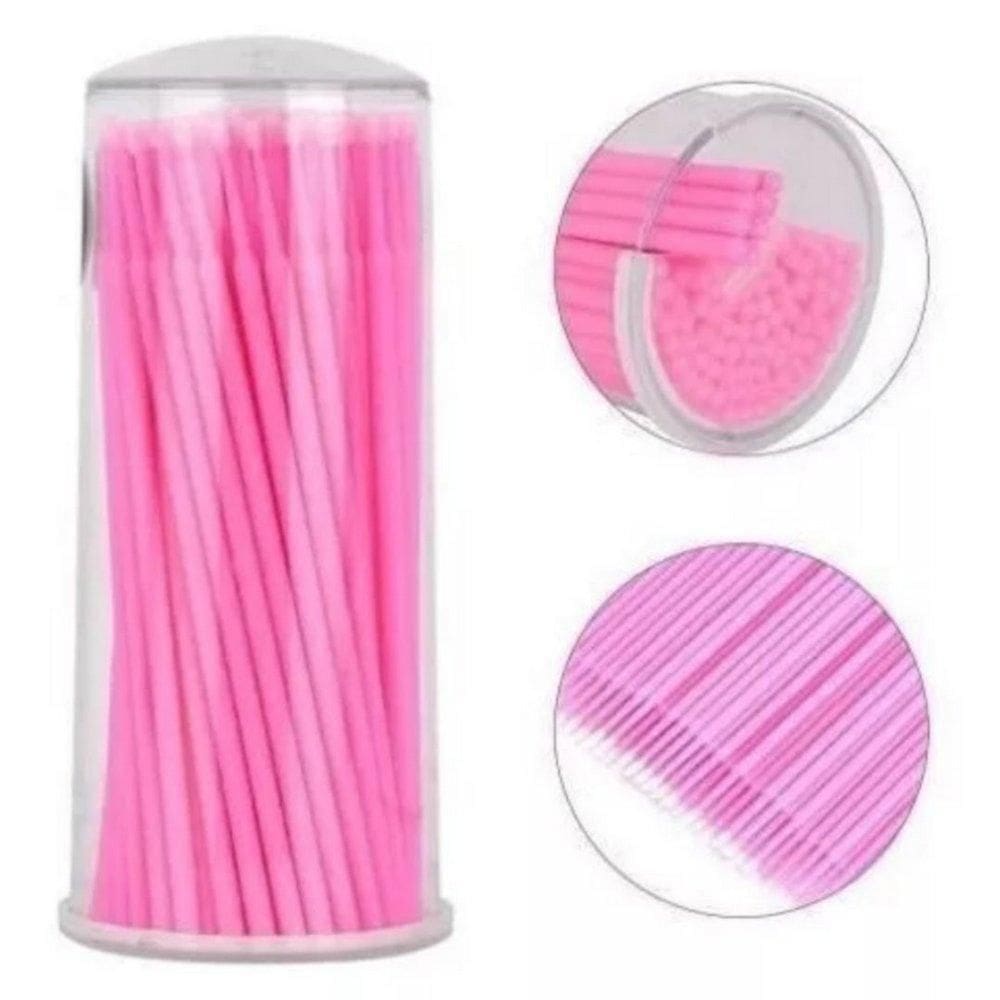 Microbrush Para Cilios / Sobrancelhas Com 100 Unid