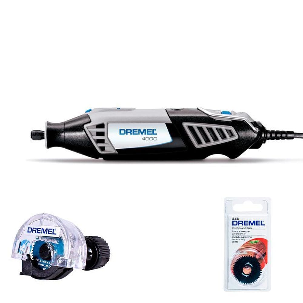 Kit Micro Retifica Dremel 4000 220V + Suporte Serra Circular