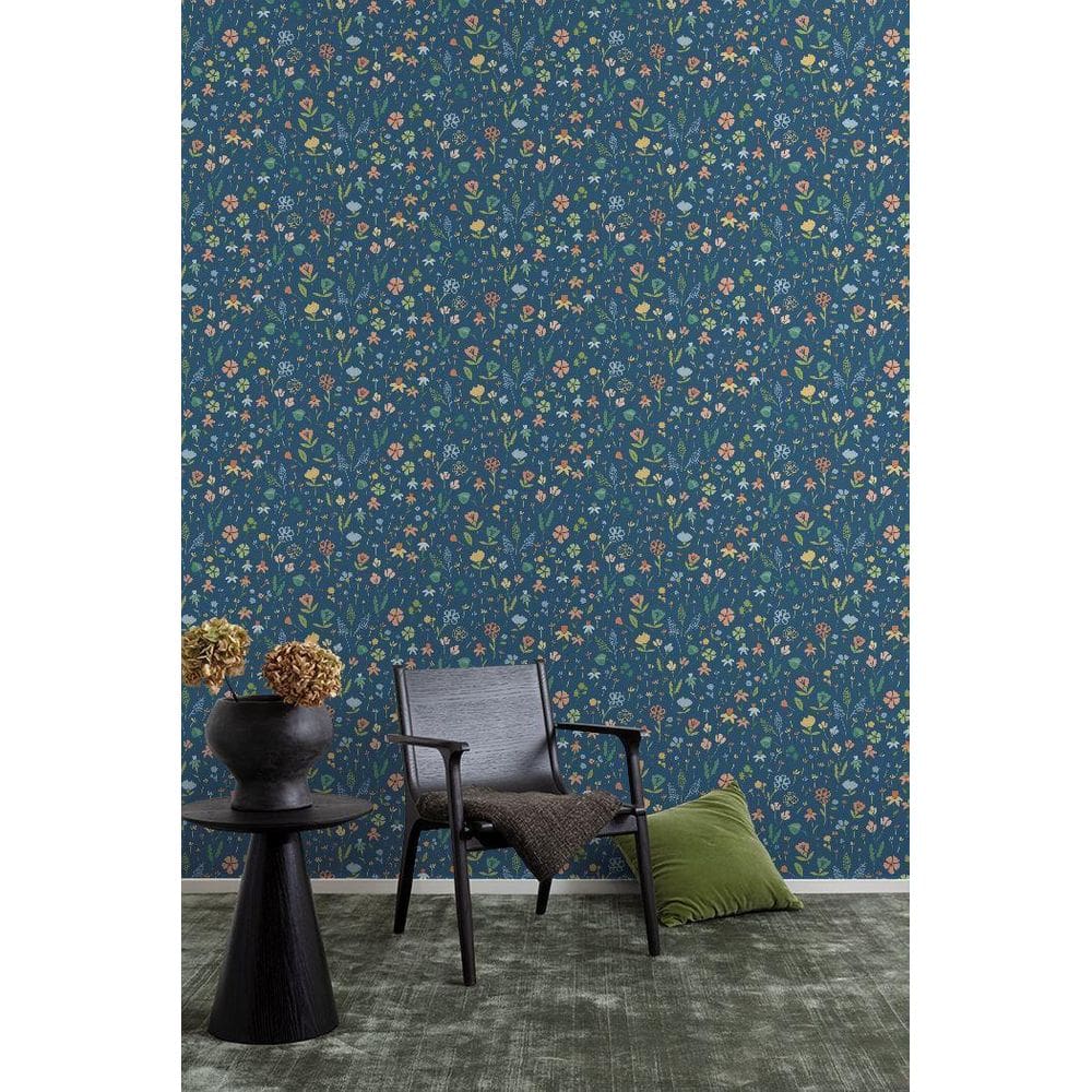 Papel Parede Floral Colorido -  SP