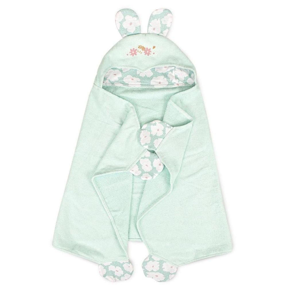 Toalha Banho Com Capuz Sofisticata Baby Chuva Estrelas Verde