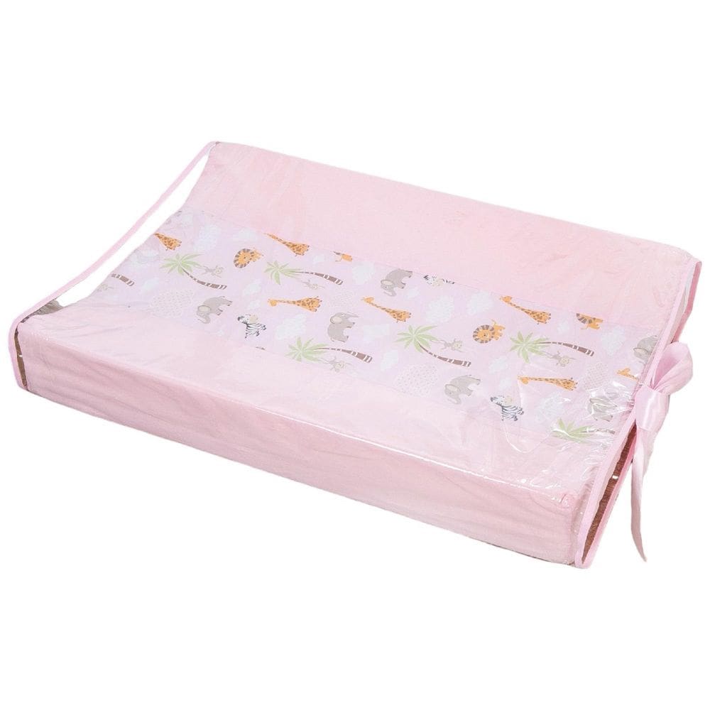 Trocador Anatômico De Cômoda Para Bebê Safari Rosa