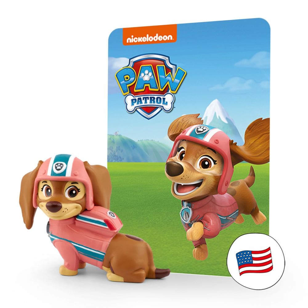 Reprodução de áudio: personagem Tonies Liberty, do Paw Patrol