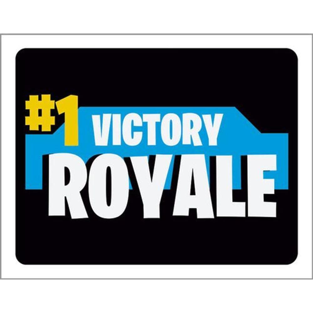 Placa Sinalização - Victory Royale 36X46