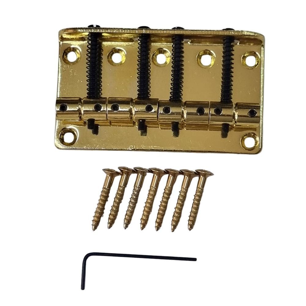 Ponte Baixo Vintage 4 Cordas Dourada 676 Ronsani