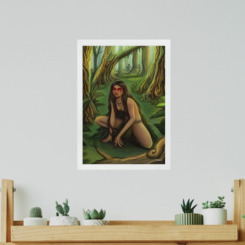 Quadro Decorativo Comadre Fulozinha 45X34Cm