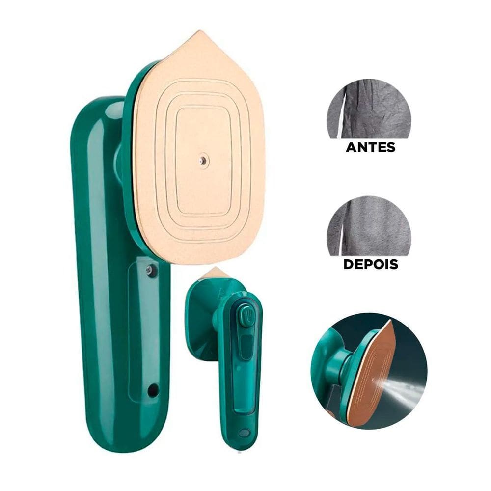 Mini Ferro Elétrico Compacto à Vapor Bivolt |