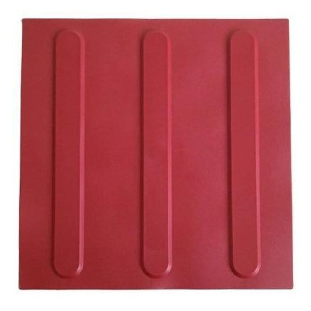 Kit 10 Pçs Piso Tátil Direcional Pvc 25X25 Argamassado Vm