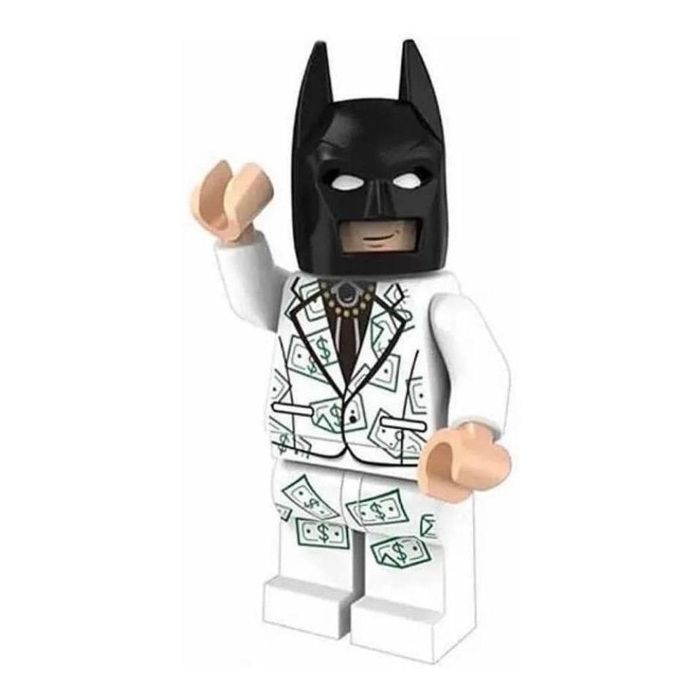 Boneco Blocos De Montar Batman Terno Dólar Bills