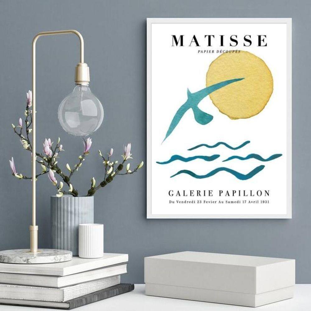 Quadro Arte Matisse Passarinho - Mar 24X18Cm