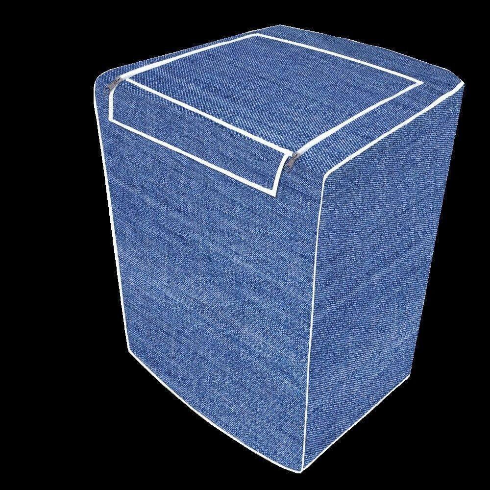 Capa Máquina De Lavar Abertura Superior Jeans - M