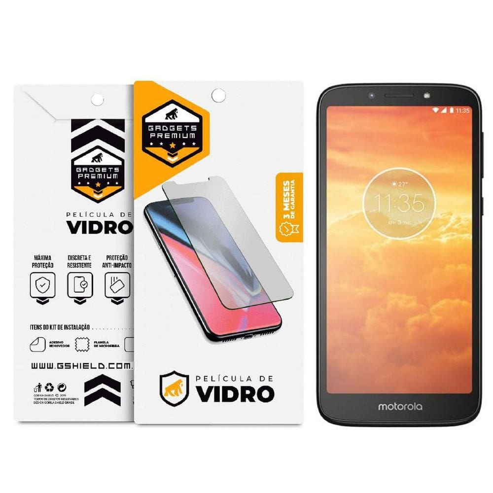 Película De Vidro Dupla Para Motorola Moto E5 - Gshield