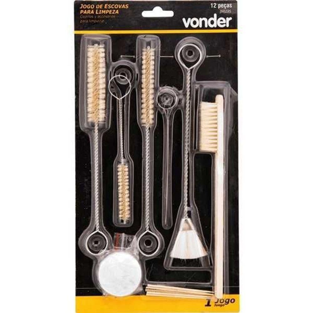 Jogo Escova Limpeza Pistola - Vonder 6068000120