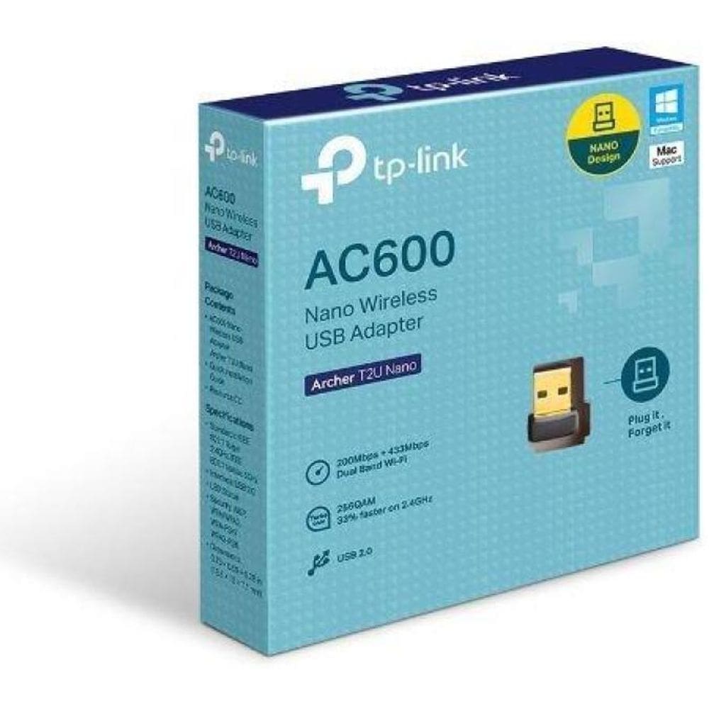 Adaptador Usb Wireless Nano Ac600-Tp-Link