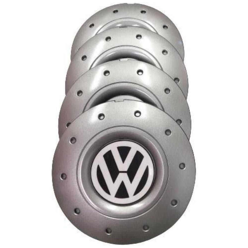 Calotas Miollo Para Vw Polo Aro 14 2004/2017 Amarok Prata