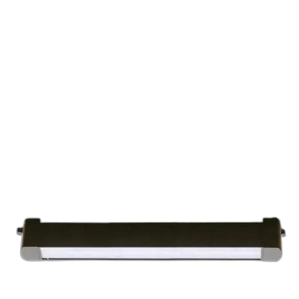 Luminária  Preta  Luz Difusa Linear 30W De 46Cm Para Trilho