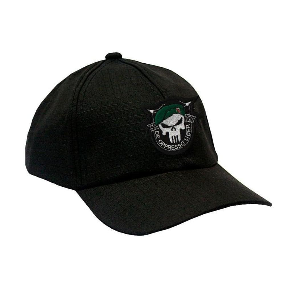 Boné Militar Rip Stop Com Patch Aplicado De Opressor Liber