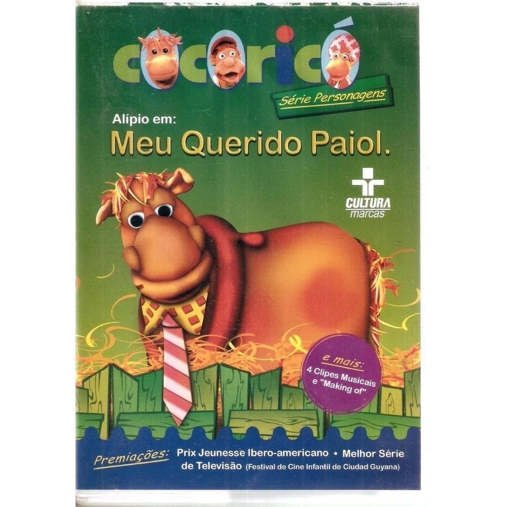 Dvd : Cocoricó - Alípio Em : Meu Querido Paiol + 4 Clipes