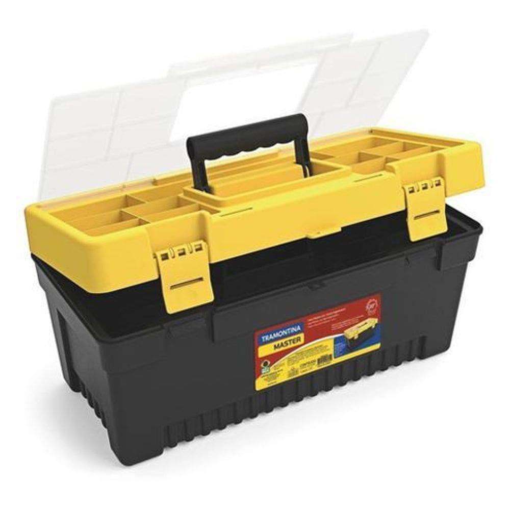 Caixa De Ferramentas - 20X44.5X22 Cm - Tramontina - Preto