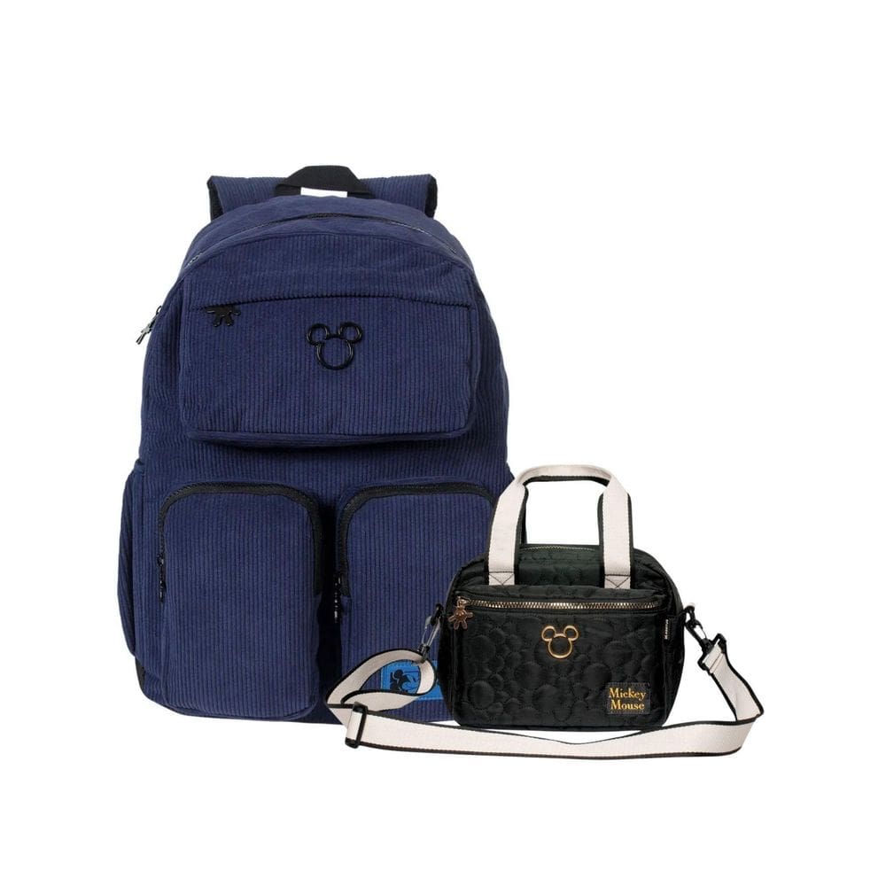 Kit Mochila Costas + Lancheira Mickey Mouse Oficial Disney