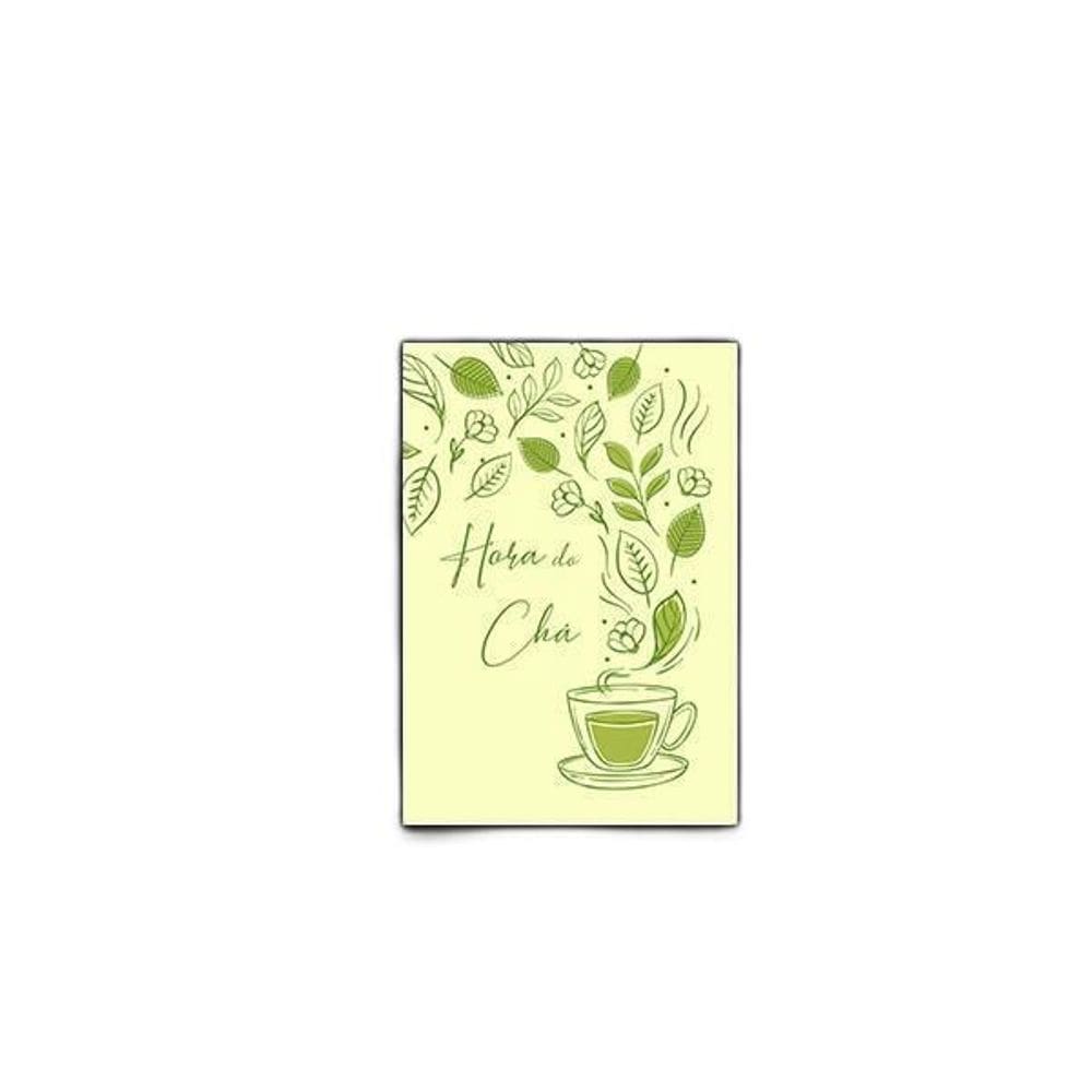 Quadro Hora Do Chá 45X34Cm - Com Vidro Moldura Preta