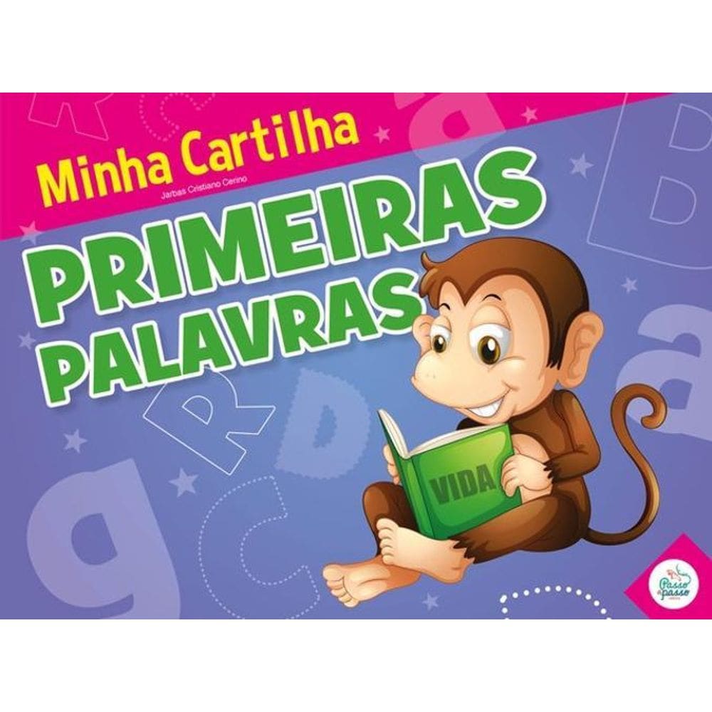 Livro Minha Cartilha - Primeiras Palavras