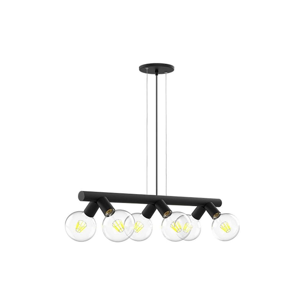 Luminária Pendente Taschibra Ficus 6Xe27 Preta