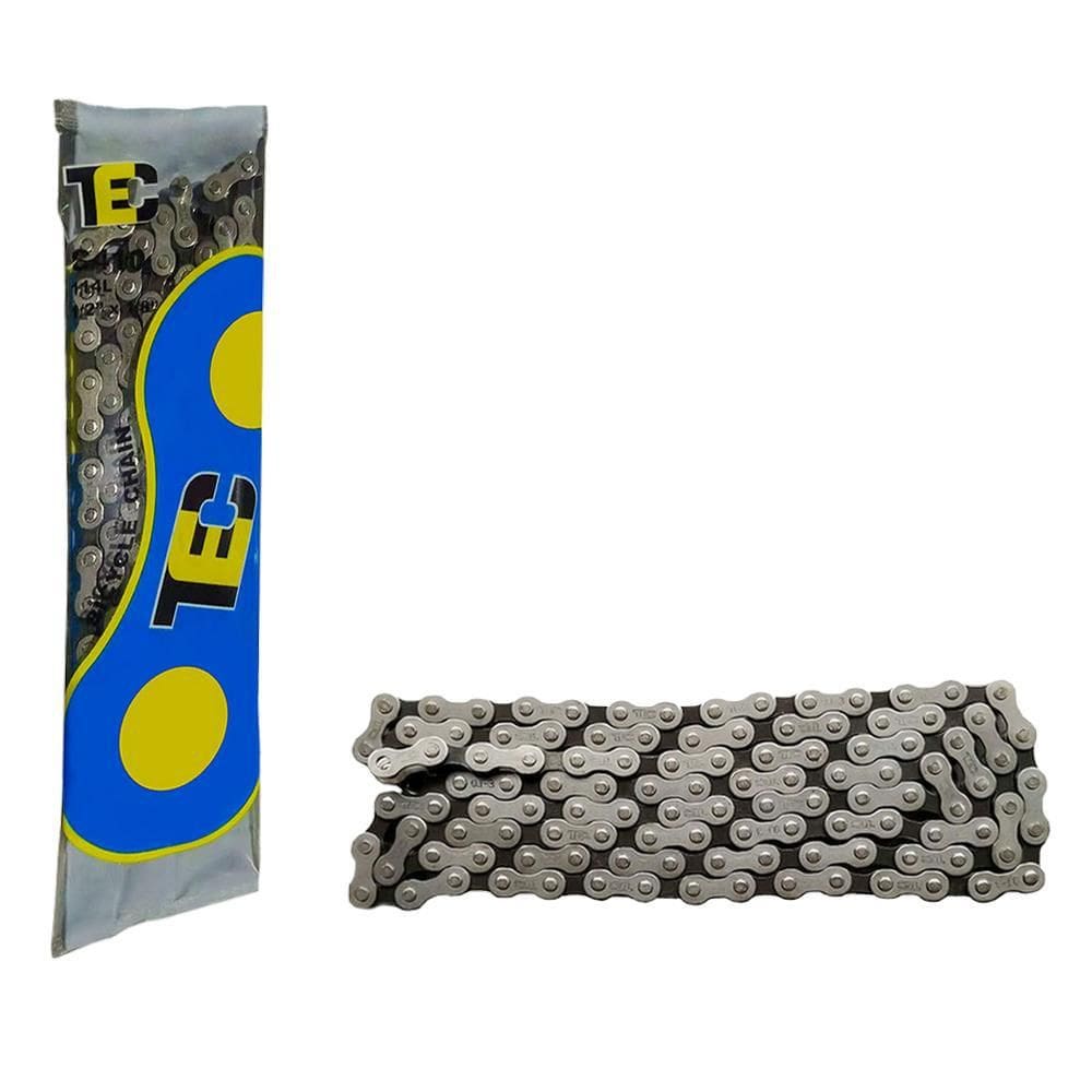 Corrente De Bicicleta E Triciclo Grossa Tec 114Elos C410 Aço