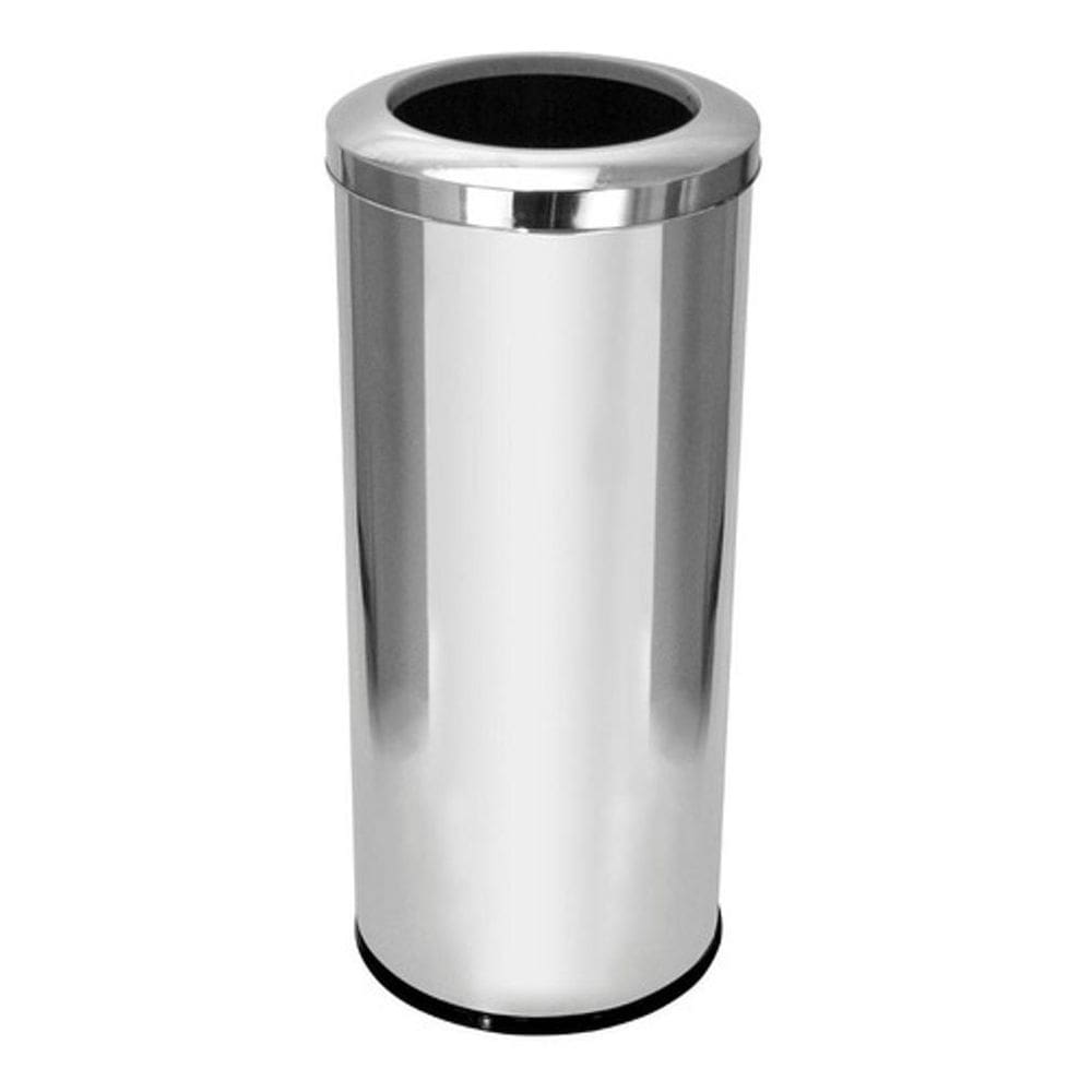Lixeira Aço Inox 50 Litros Com Aro
