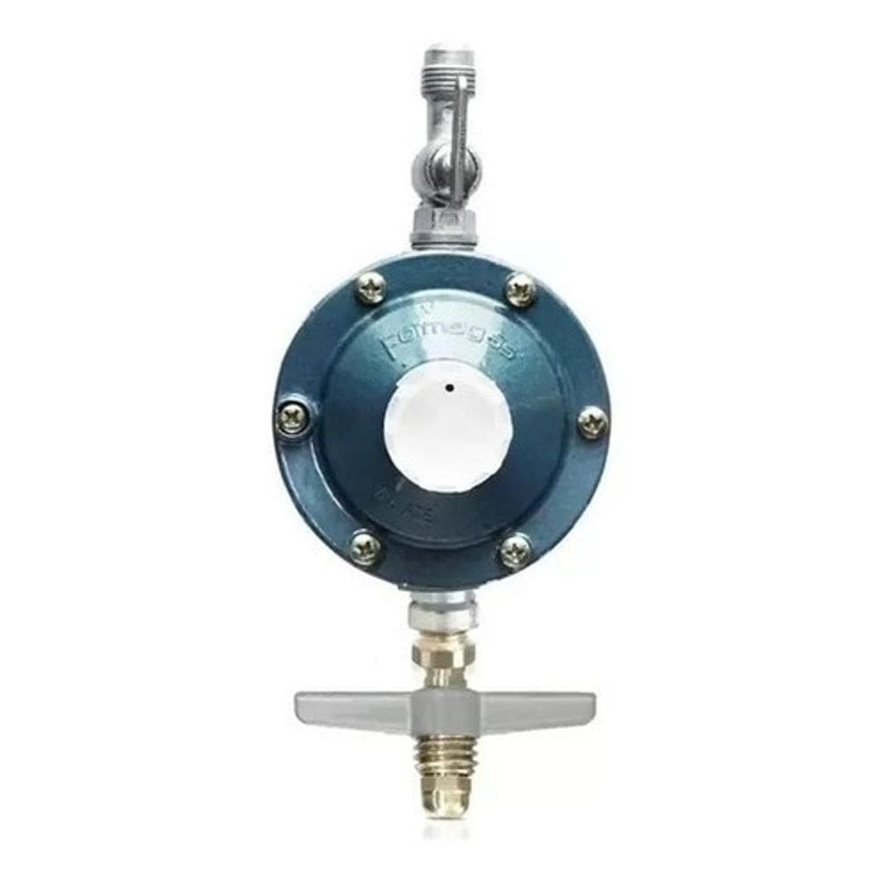 Regulador De Gás Semi Indl. 7Kg Completo