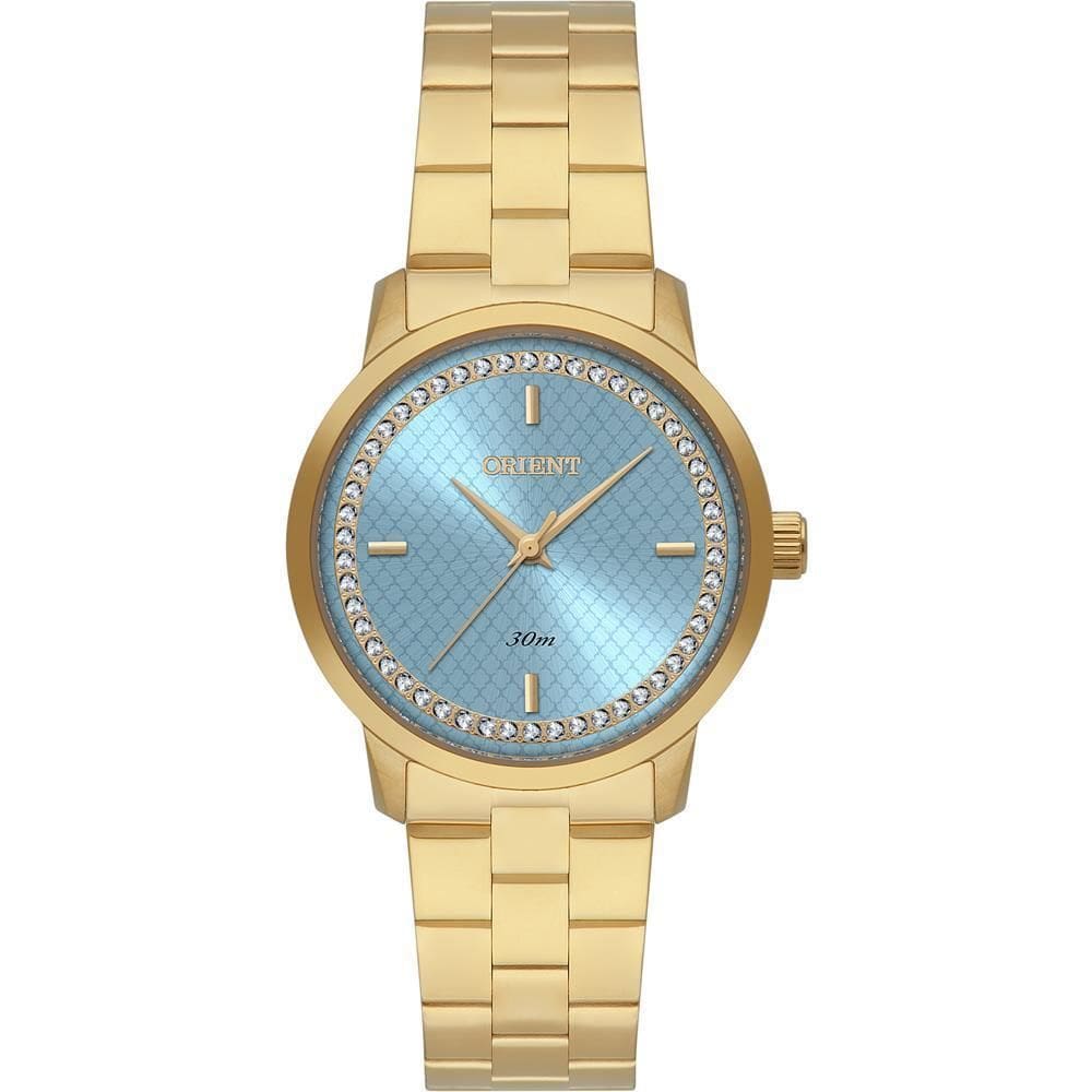 Relógio Orient Feminino Ref: Fgss0239 A1Kx Casual Dourado