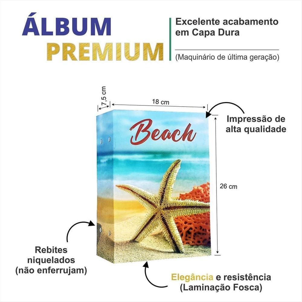 Album De Fotos 10X15/512 Férias De Eski Na Neve Branca Linda