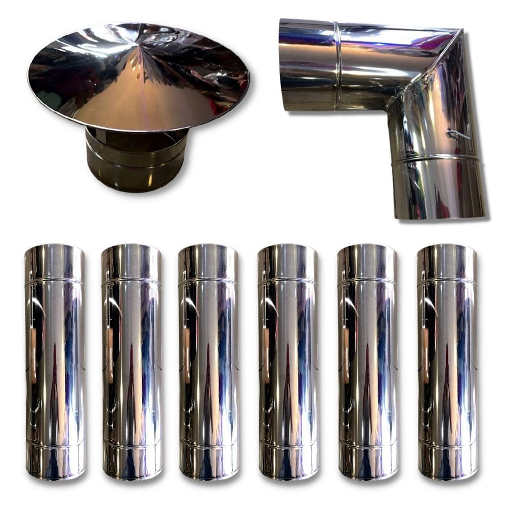 Chaminé Completa 150 Mm Inox