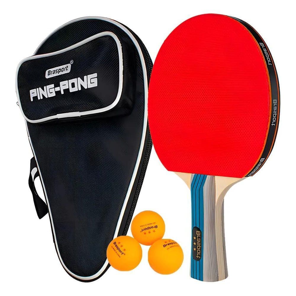 Raquete Ping Pong De Tenis De Mesa C/Raqueteira