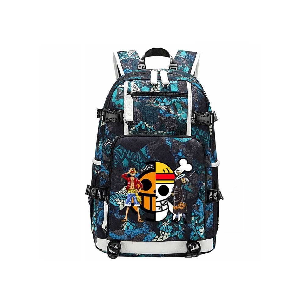Mochila ZJYJING Anime Color Print Fashion Casual 20L (luffy3)