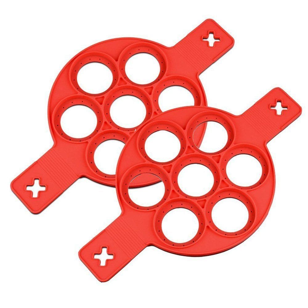 Molde para Pancakes Topaquatic de Silicona Antiadherente 2 Piezas