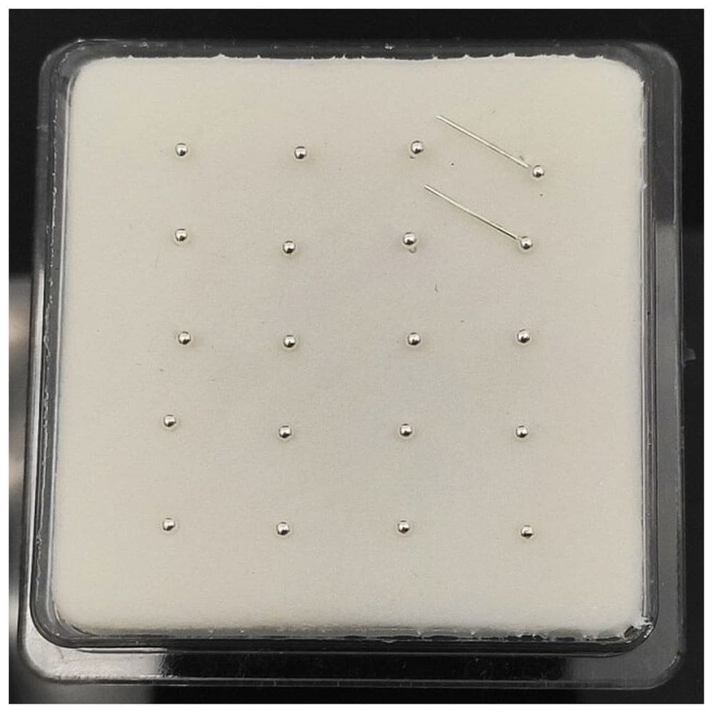 Anéis nasais zebiaotech 925 Silver 1,5 mm Ball Stud 20 unidades/pacote