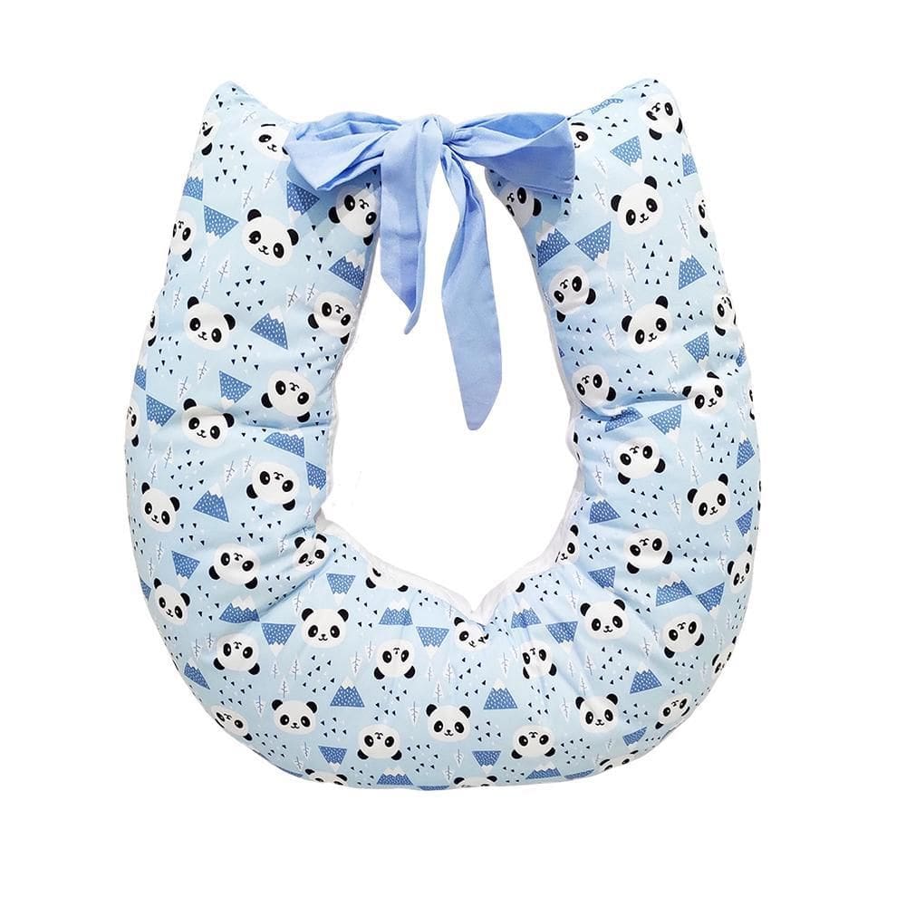 Almofada Amamentação Panda Azul