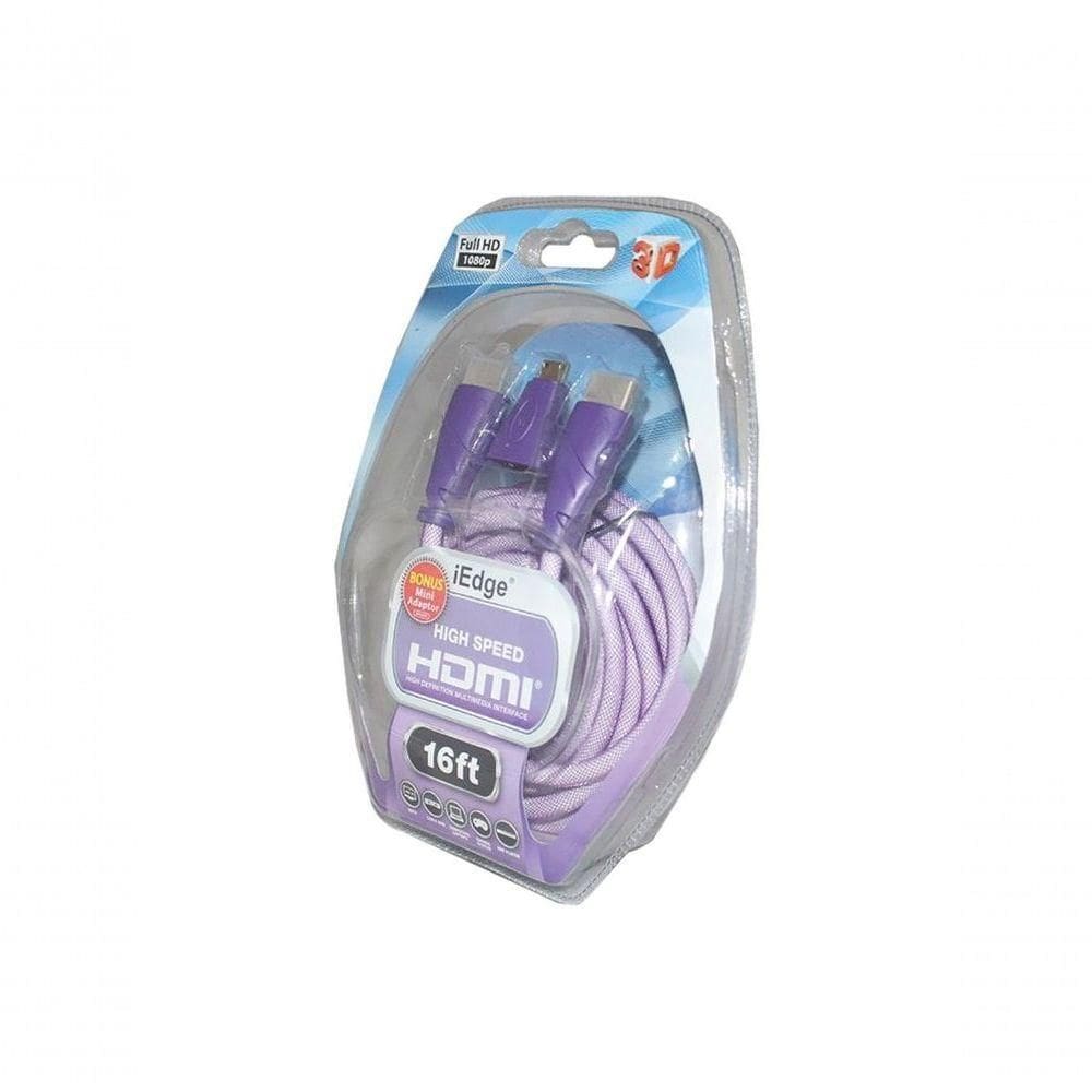 Cabo Hdmi + Adaptador Hardline3d 1.4 1,5m