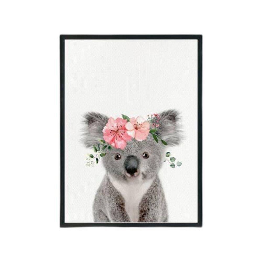 Quadro Coalinha Coroa De Flores 24X18Cm